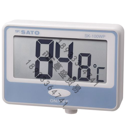 蔓盛貿(mào)易供應(yīng)SATO佐藤壁掛式防水?dāng)?shù)字溫度計(jì) SK-100WP